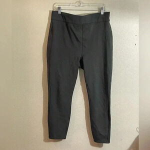 Spanx Plus Size 1X Ankle Leggings Leggings Back Pockets Green